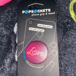 Neon love popsocket